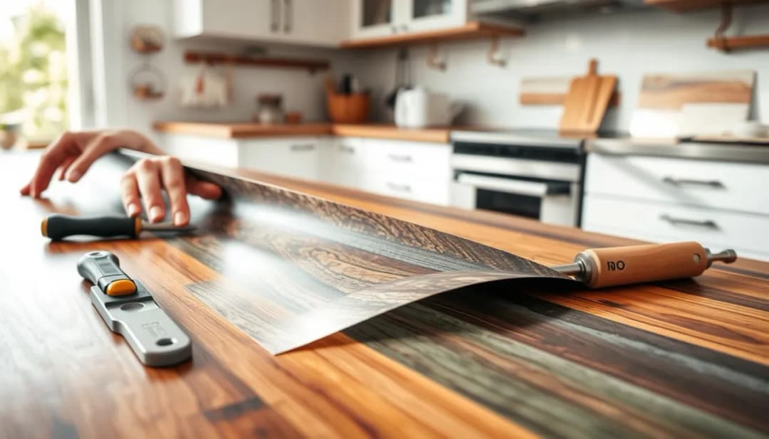 Jak okleić blat kuchenny bez błędów – prosty poradnik krok po kroku