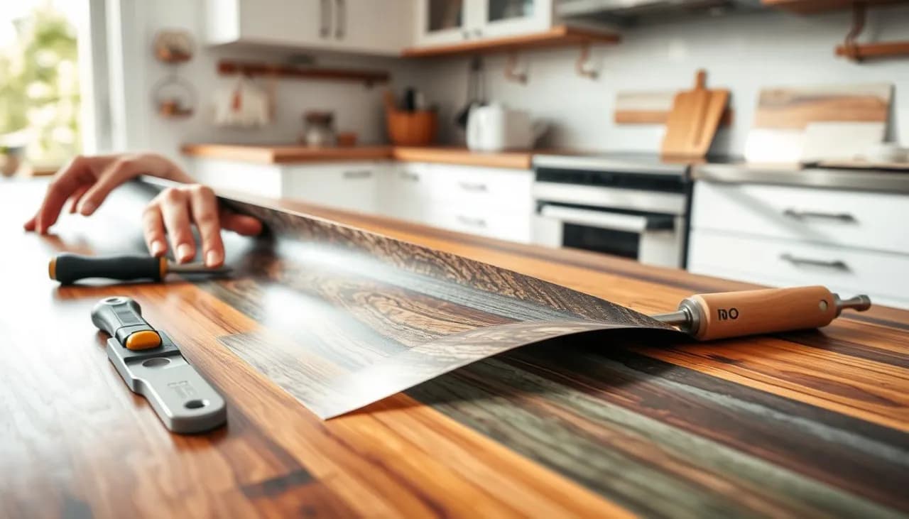 Jak okleić blat kuchenny bez błędów – prosty poradnik krok po kroku